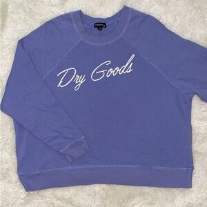 Emerland Sundae Dry Goods blue sweatshirt